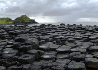 irlanda giant's causeway strada selciata