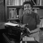 Gwendolyn Brooks with Typewriter