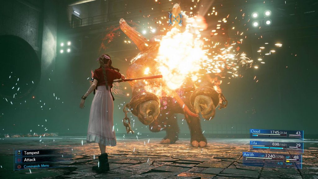 Una scena di Final Fantasy VII remake
