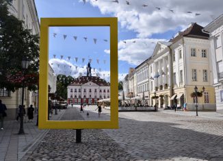 Tartu, Piazza del Municipio