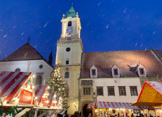 Bratislava mercatini natale neve