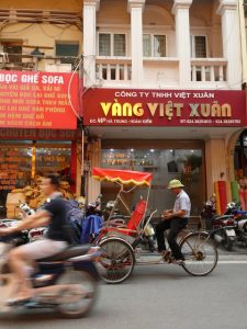 Hanoi traffic jam