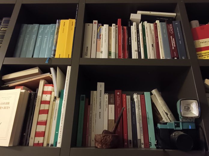 My library, courtesy of AP